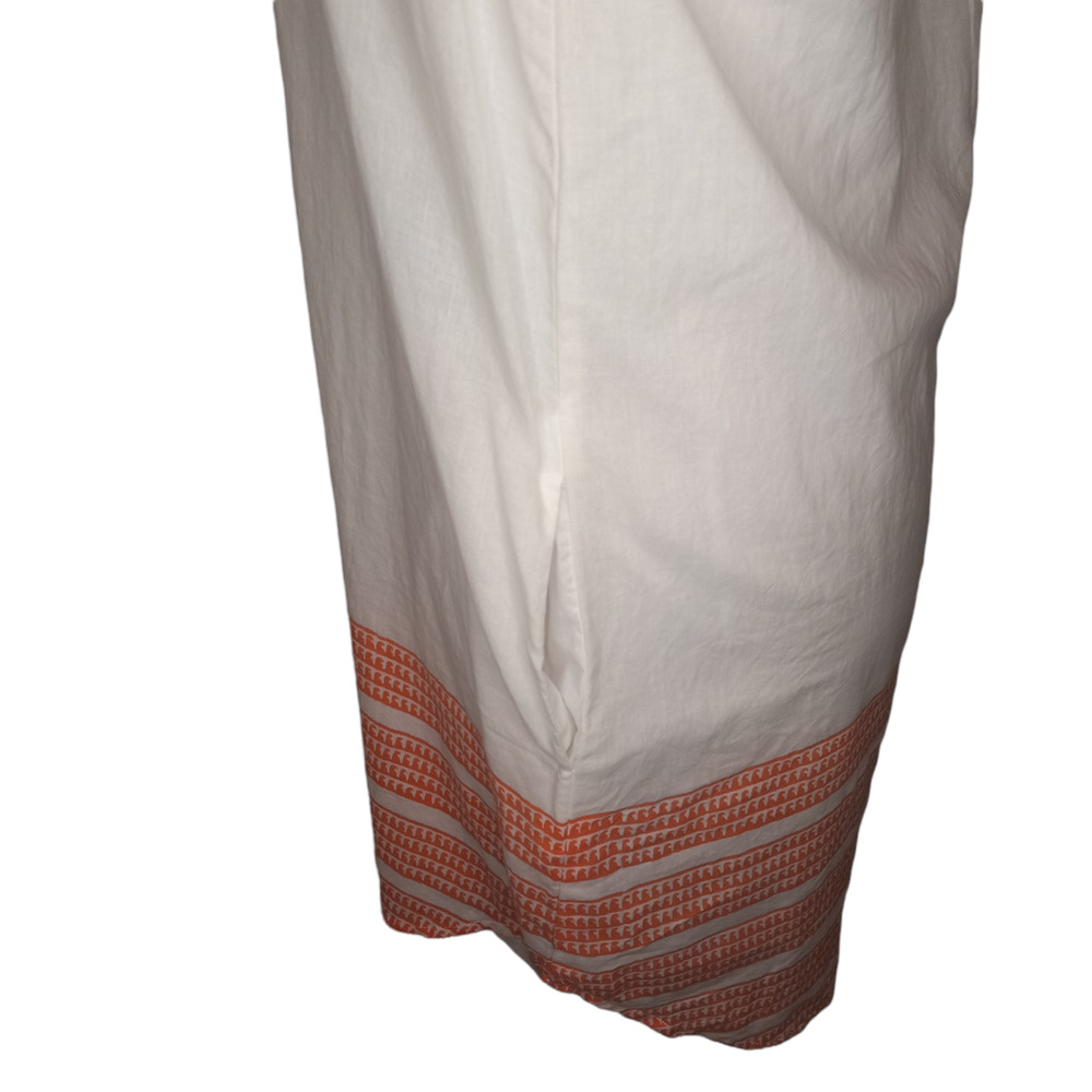 Oliphant Women's 100% Cotton V Neck Sleeveless with Pockets Shirt Dress Size S - Picture 8 of 8